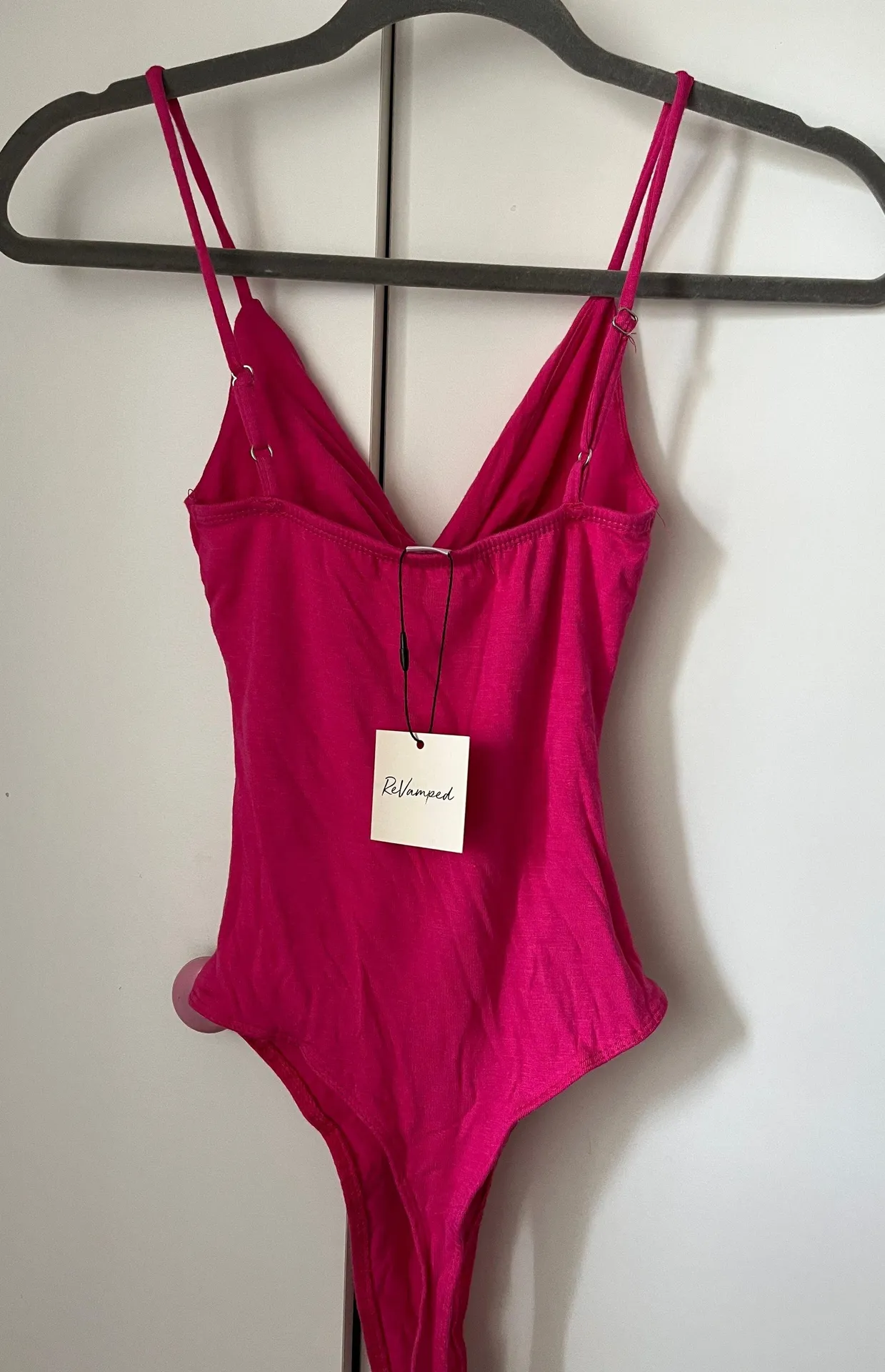 Revamped Pink Twist Bodysuit - Image 2