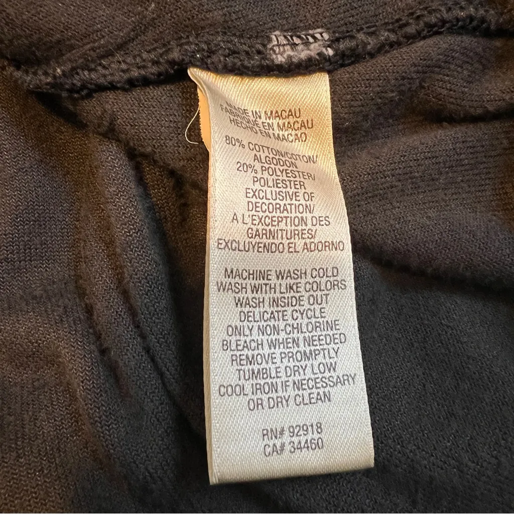 Juicy Couture Vintage Black Velour Long Jacket Size Large - Image 6