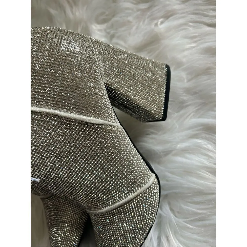 Sparkly shinny boots size 8 - Image 3