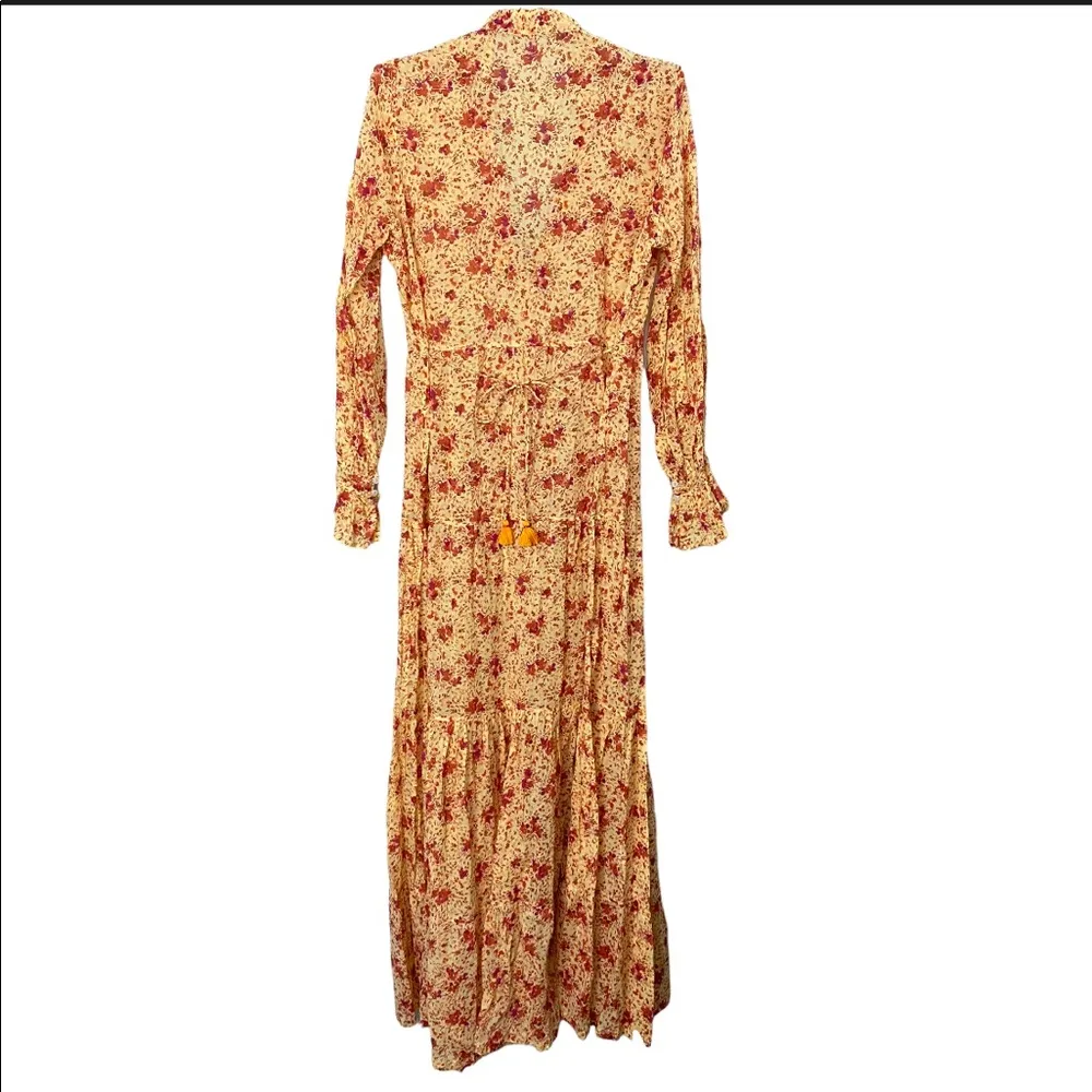 Poupette St. Barth Women's Rita Floral Long Sleeve Maxi Dress NWOT - Image 3