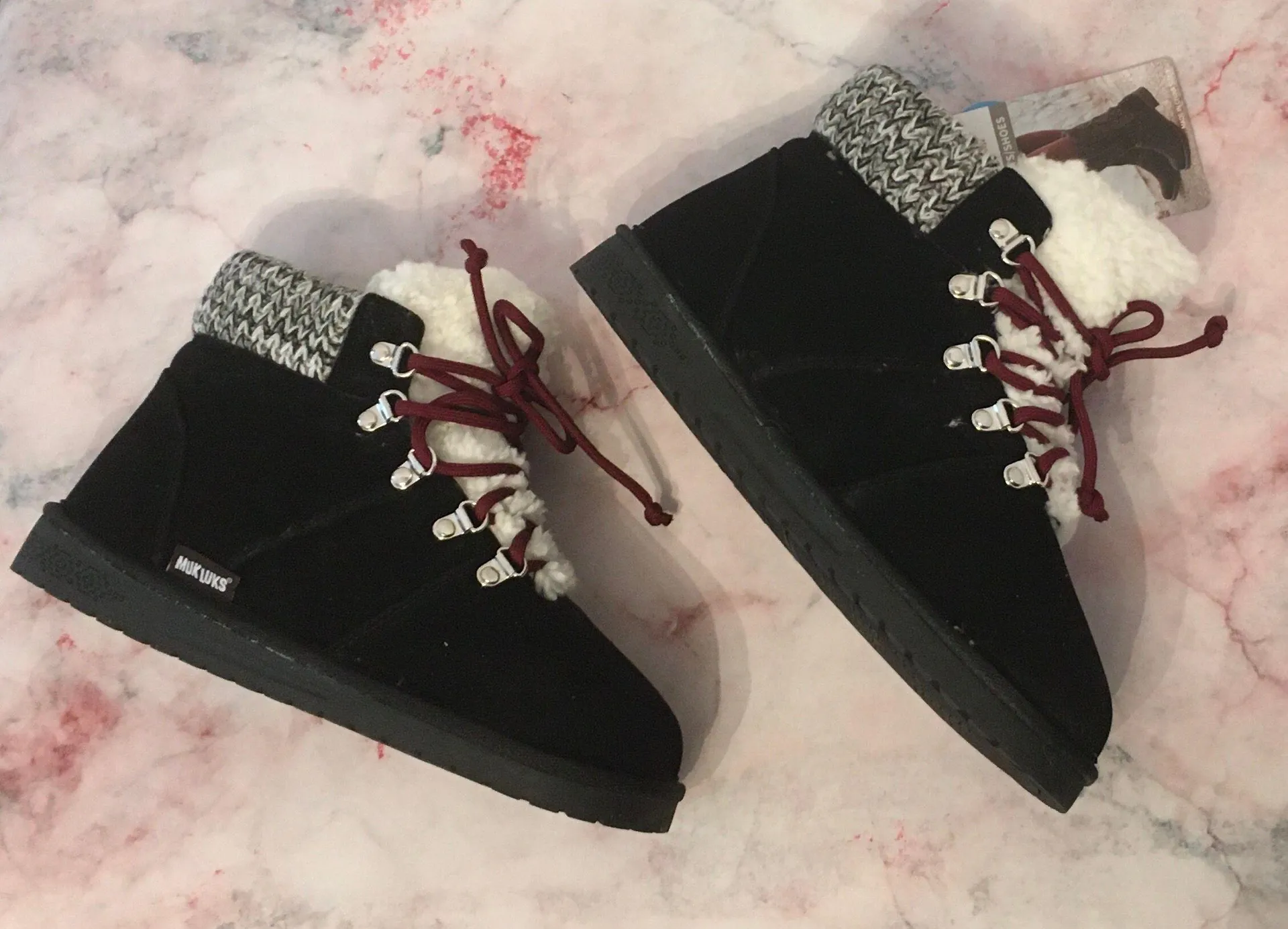 Black Winter Boots, Size 9 - Image 2