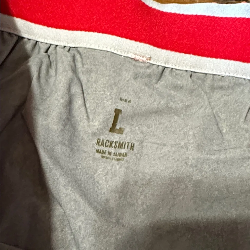 Tracksmith Run Cannonball Run Coral Athletic Shorts, Large Orange - Image 2