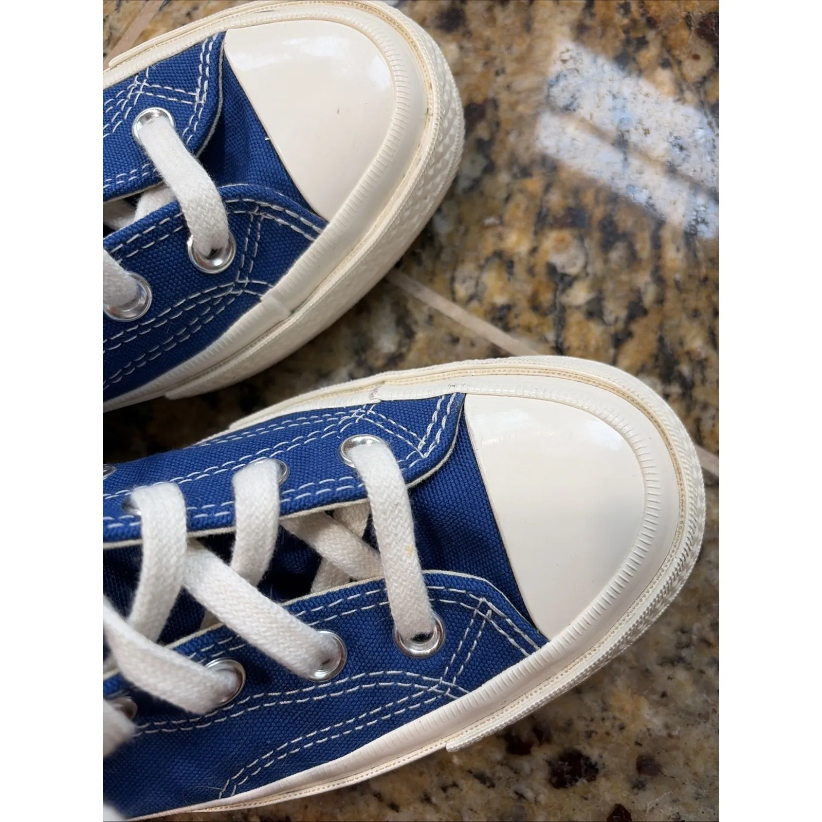 Converse Chucks x Comme des Garcons Play Sapphire Blue High Top Sneakers Shoes - Image 13