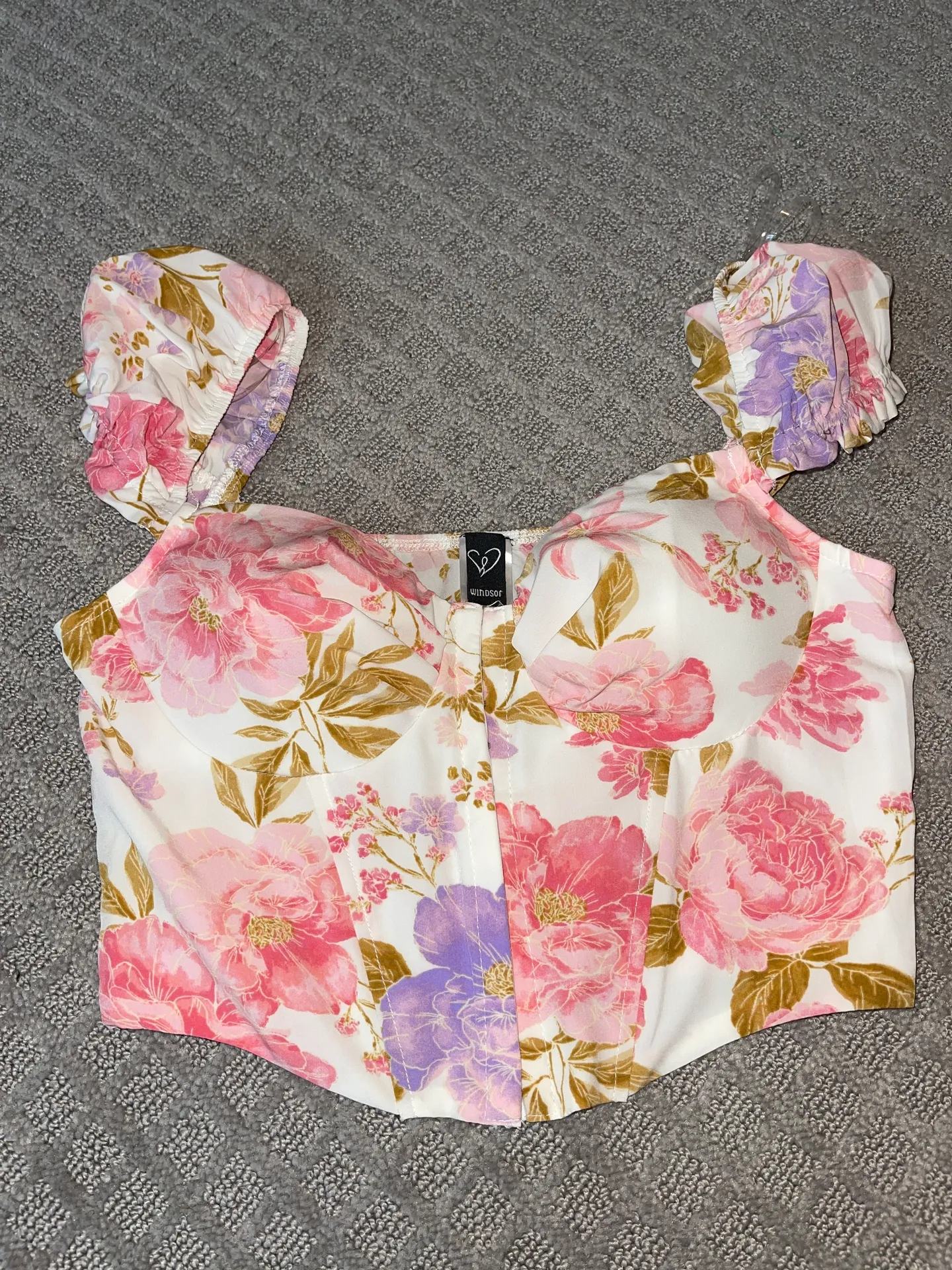 Windsor Floral Corset Top - Image 2