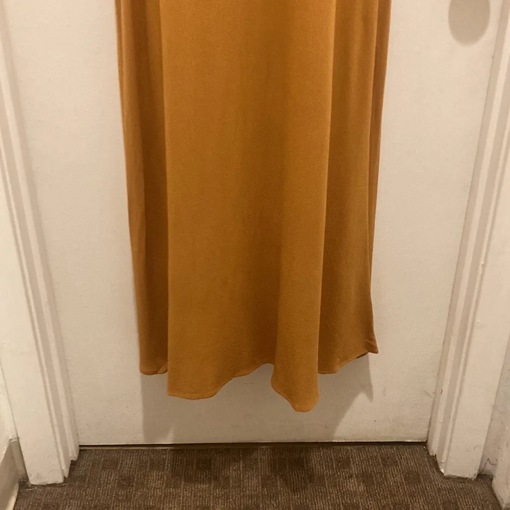 Mustard Yellow Orange Rachel Pally LILIAN Maxi Dress Size Small - Image 3