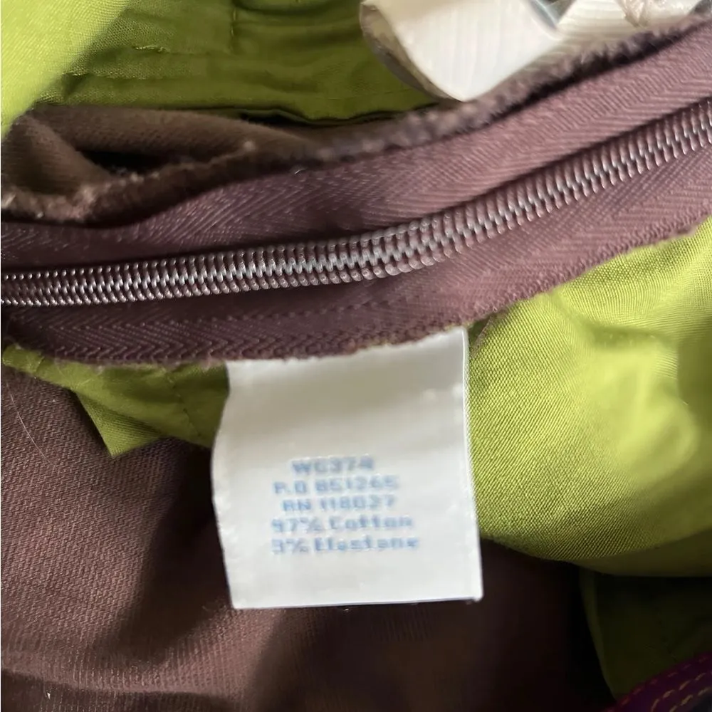 Boden velvet tulip print skirt brown/ black size 6 Brown - Image 7