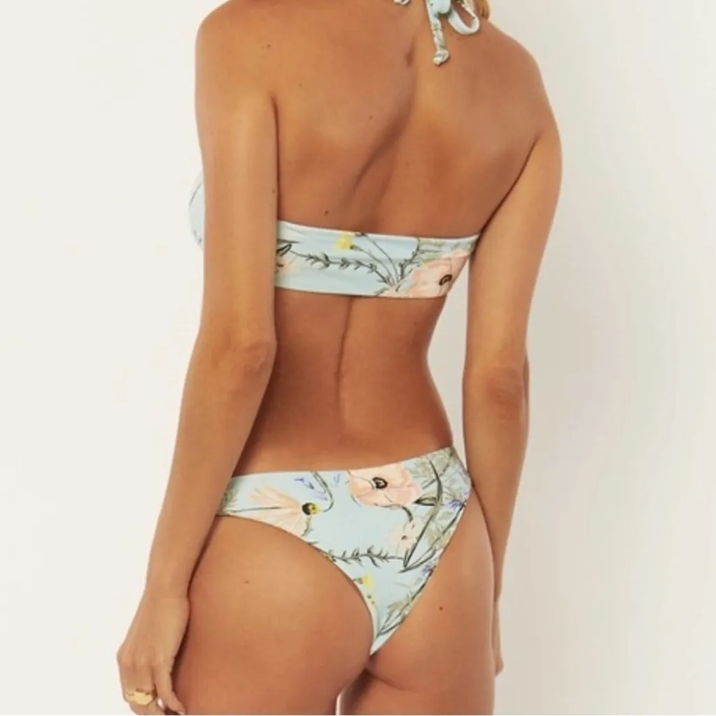 {Amuse Society} x Free People Brand New Cool Blue Bikini SET - Image 2