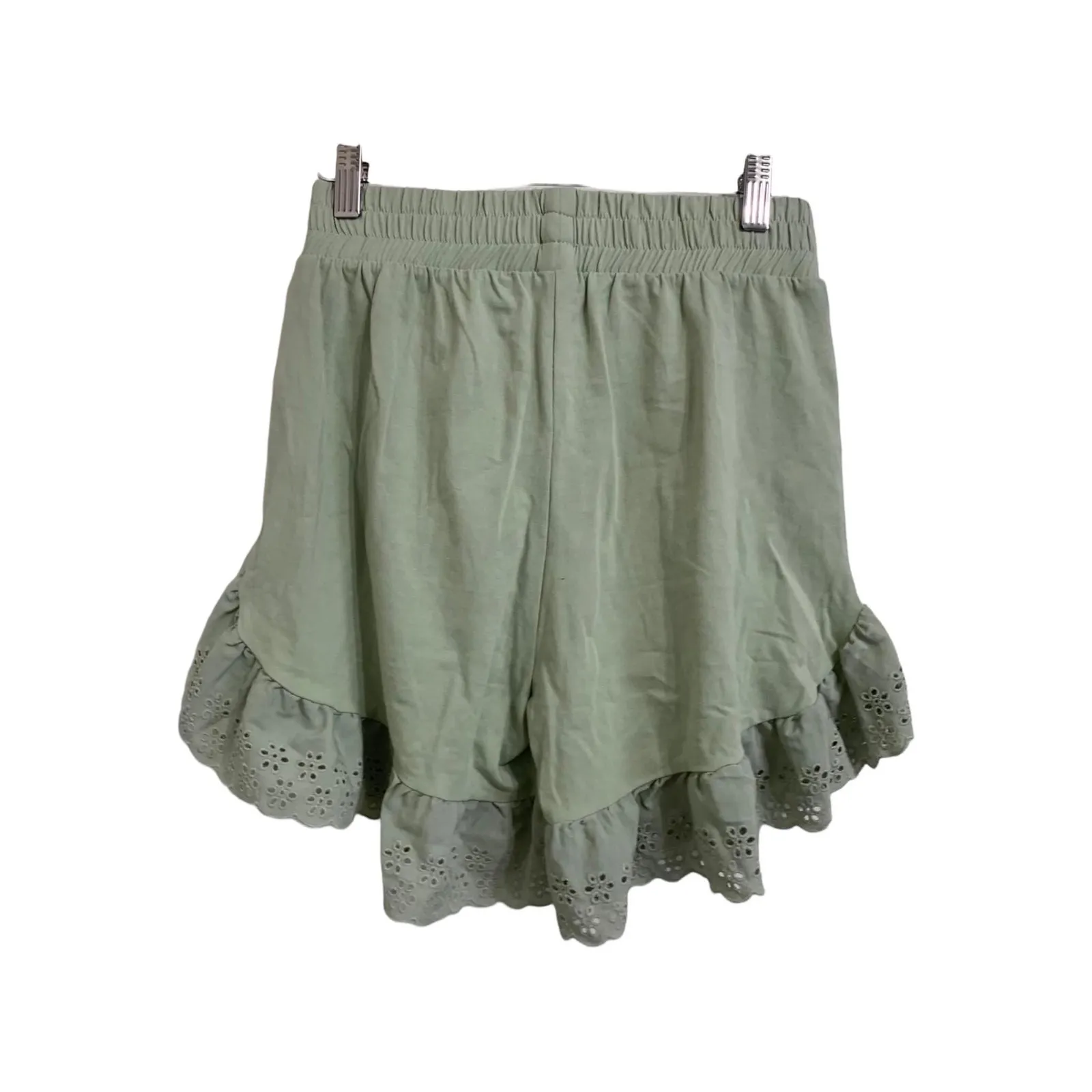 Vero Moda Juna Ruffle Hem Stretch Cotton‎ Pull-On Shorts Size XS NEW - Image 6