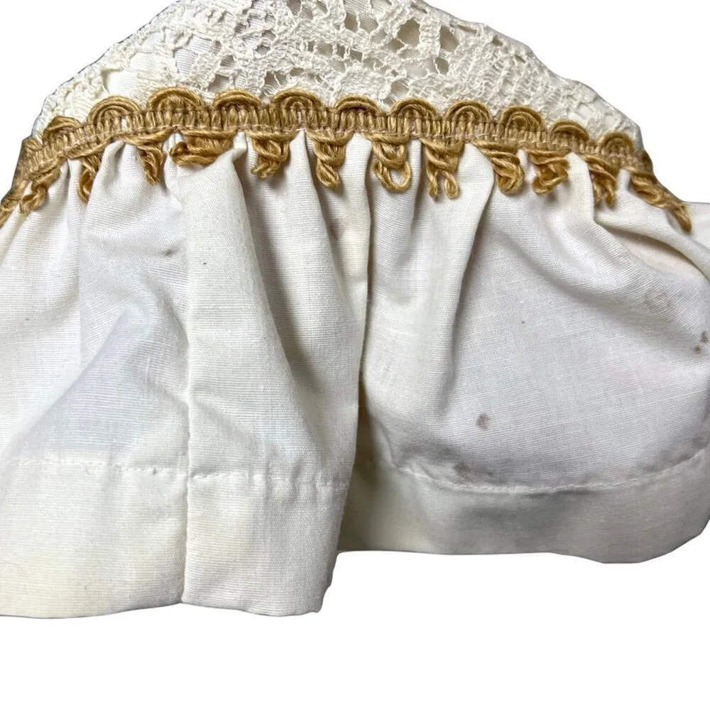 Vintage 70s GUNNE SAX Prairie WEDDING DRESS Boho JESSICA McClintock COTTAGE Core - Image 8