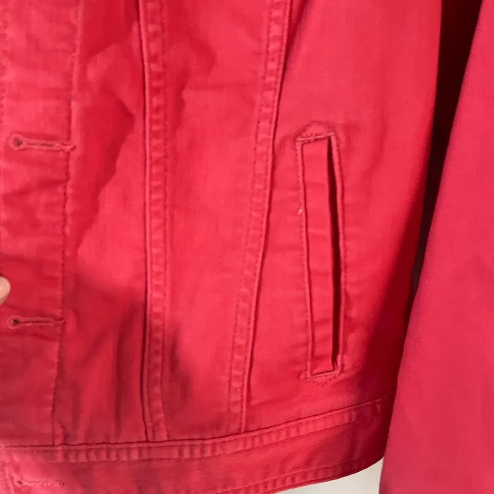 Talbots MP Pink Denim Jacket - Image 6