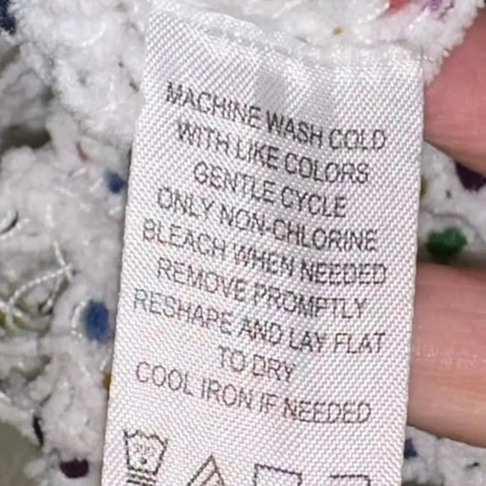 Almost Famous Confetti Distressed Mockneck Sweater - Image 6