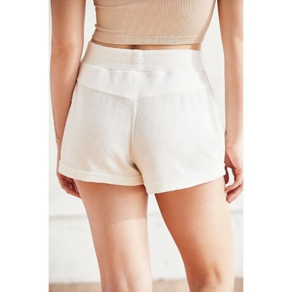 Free People Movement Radiant Terry Shorts Womens Size XS Cream White - Image 4