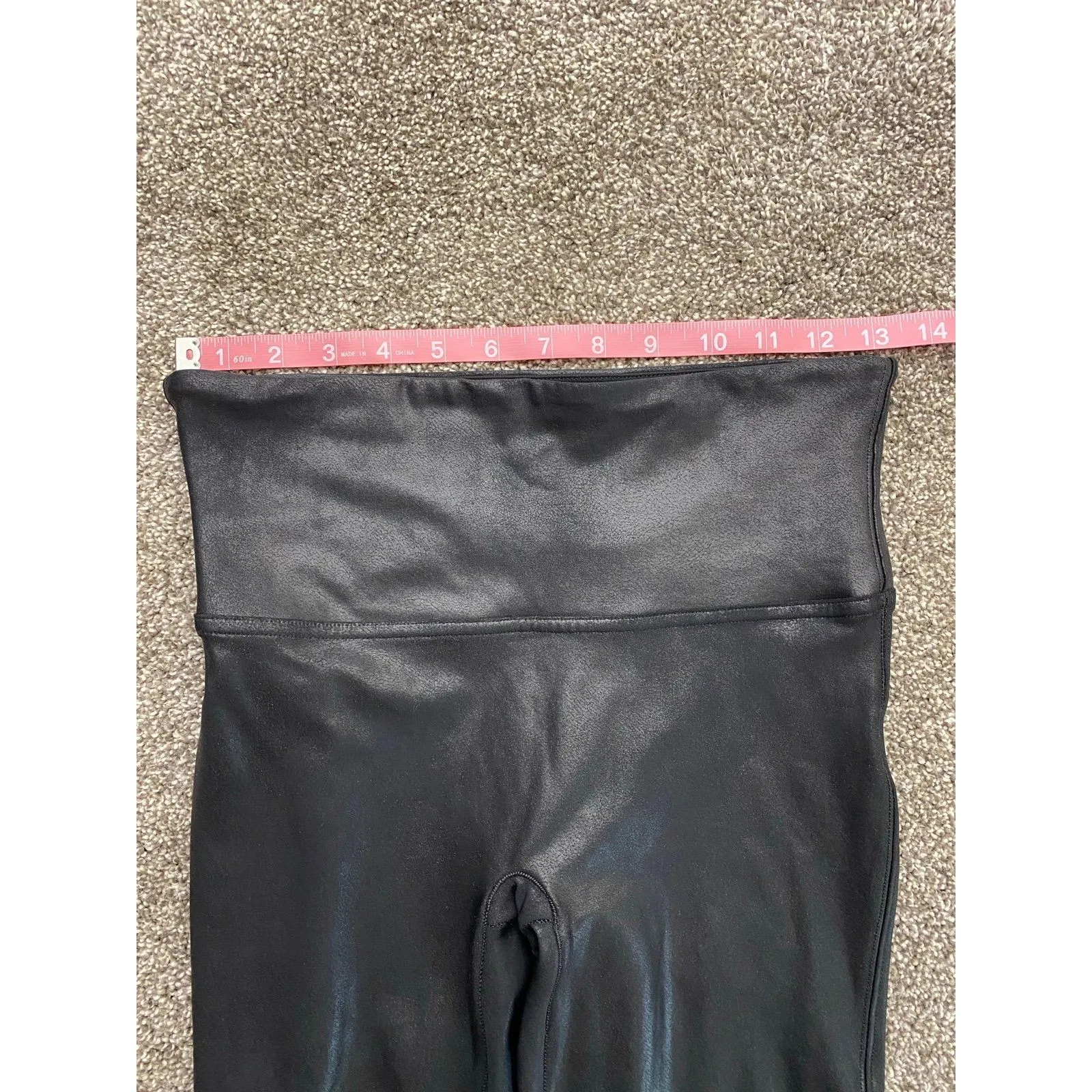 Spanx Faux Leather Leggings Spanx by Sara Blakely Faux Leather Leggings Size M - Image 6