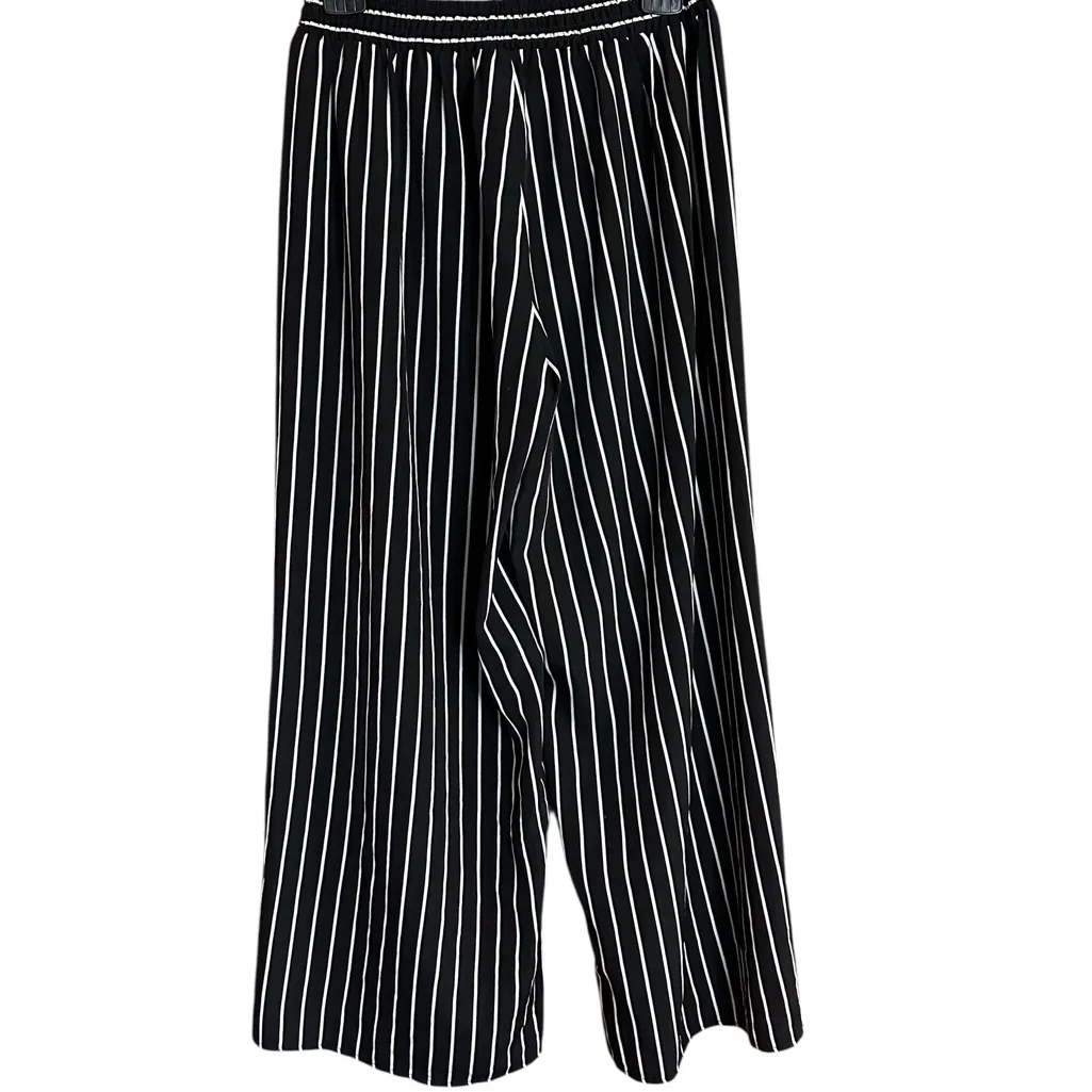 THML Black and White Striped Pants - Image 4