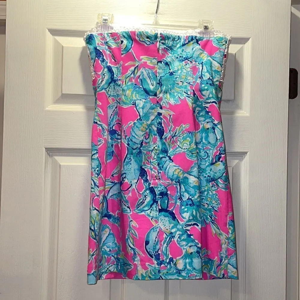 Lilly Pulitzer Brynn Lobsters in Love Dress - Image 7