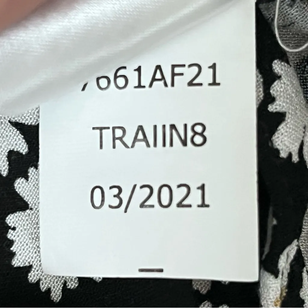 Aeropostale Black Daisy Floral Maxi Dress Cottagecore Fairy Coastal Sundress S - Image 7