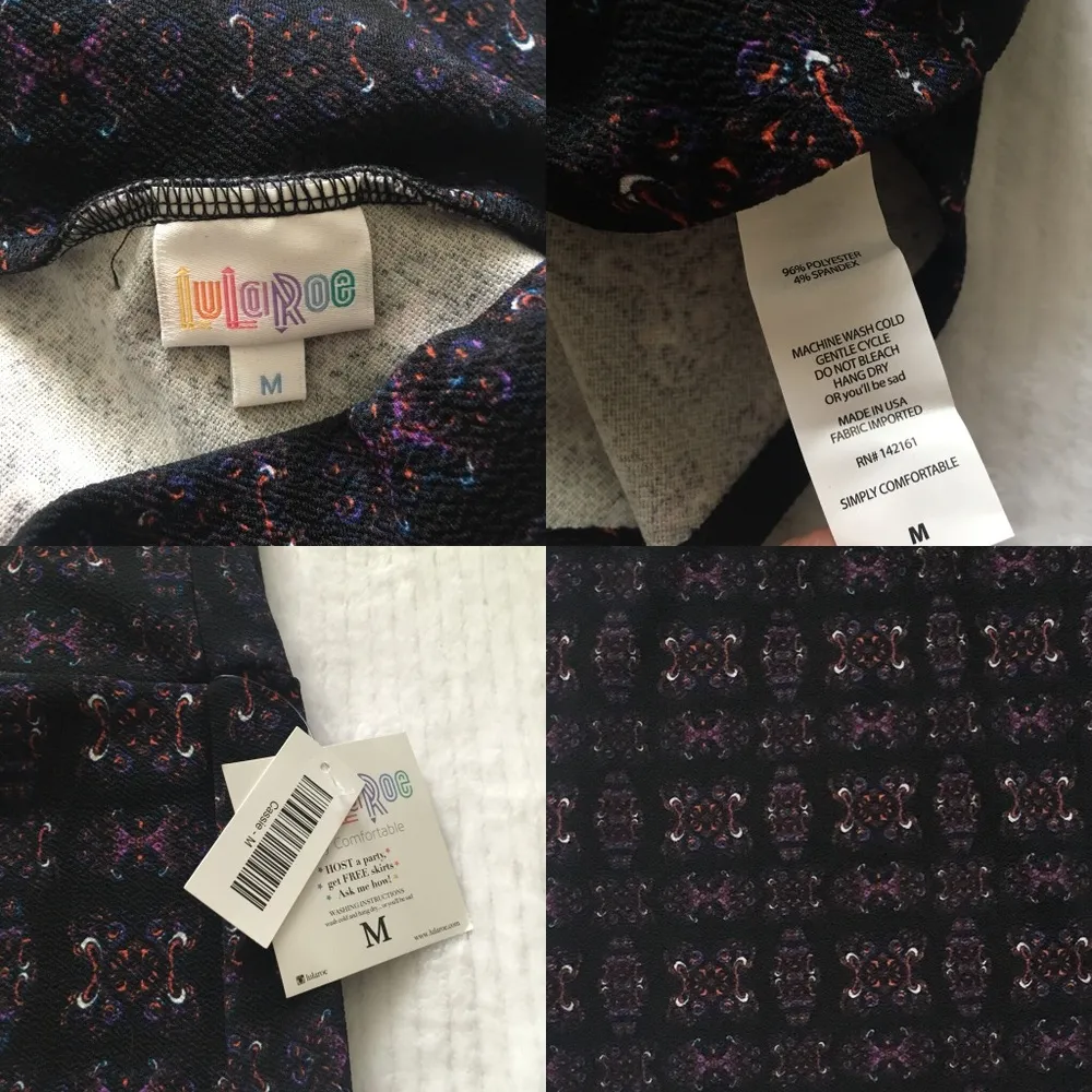 LuLaRoe Cassie Printed Pencil Skirt M - Image 7