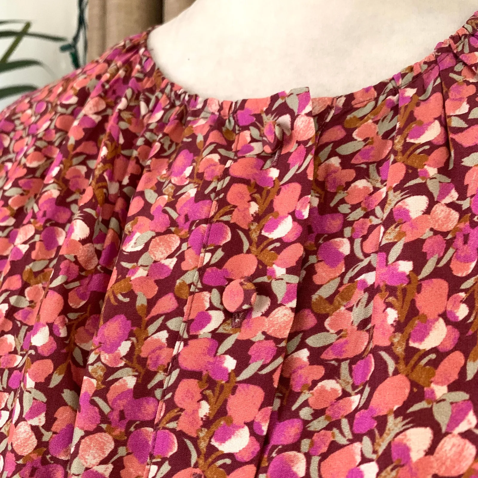 Amour Vert Marais Tie Belt Long Sleeve Mini Dress in Rennes Pink - Image 6