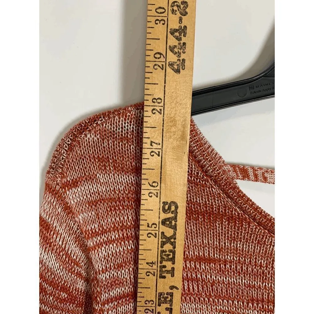 New Directions Marbled Long Sleeve Sweater Size L - Image 4