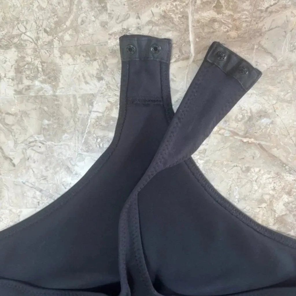 Free People Intimately Black Tulle Ruffle Strap Bodysuit Party Top Sz XS Ballet - Image 6