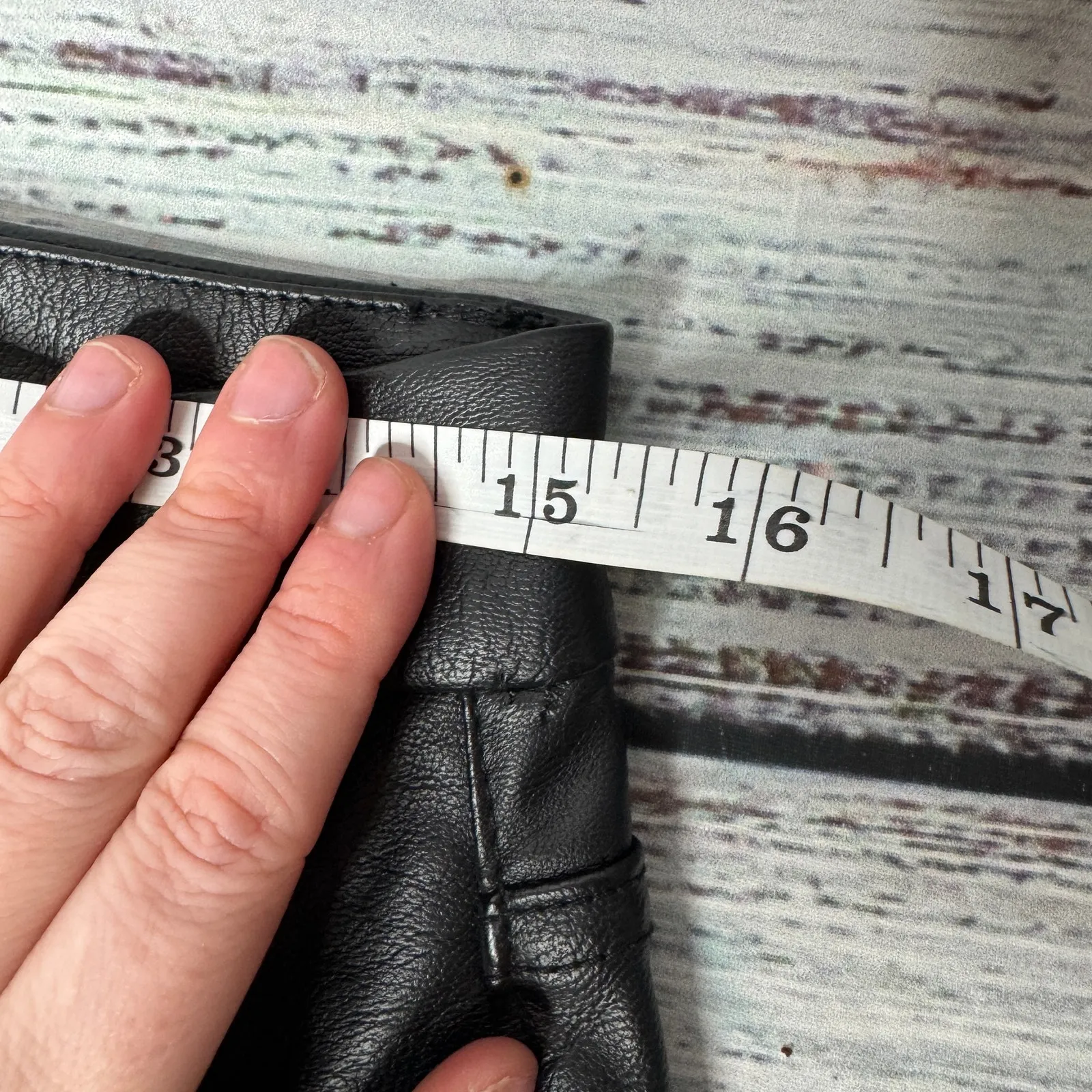 Good American Better Than Leather Good Boy Side Slit Faux Leather Pants 8/29 - Image 3