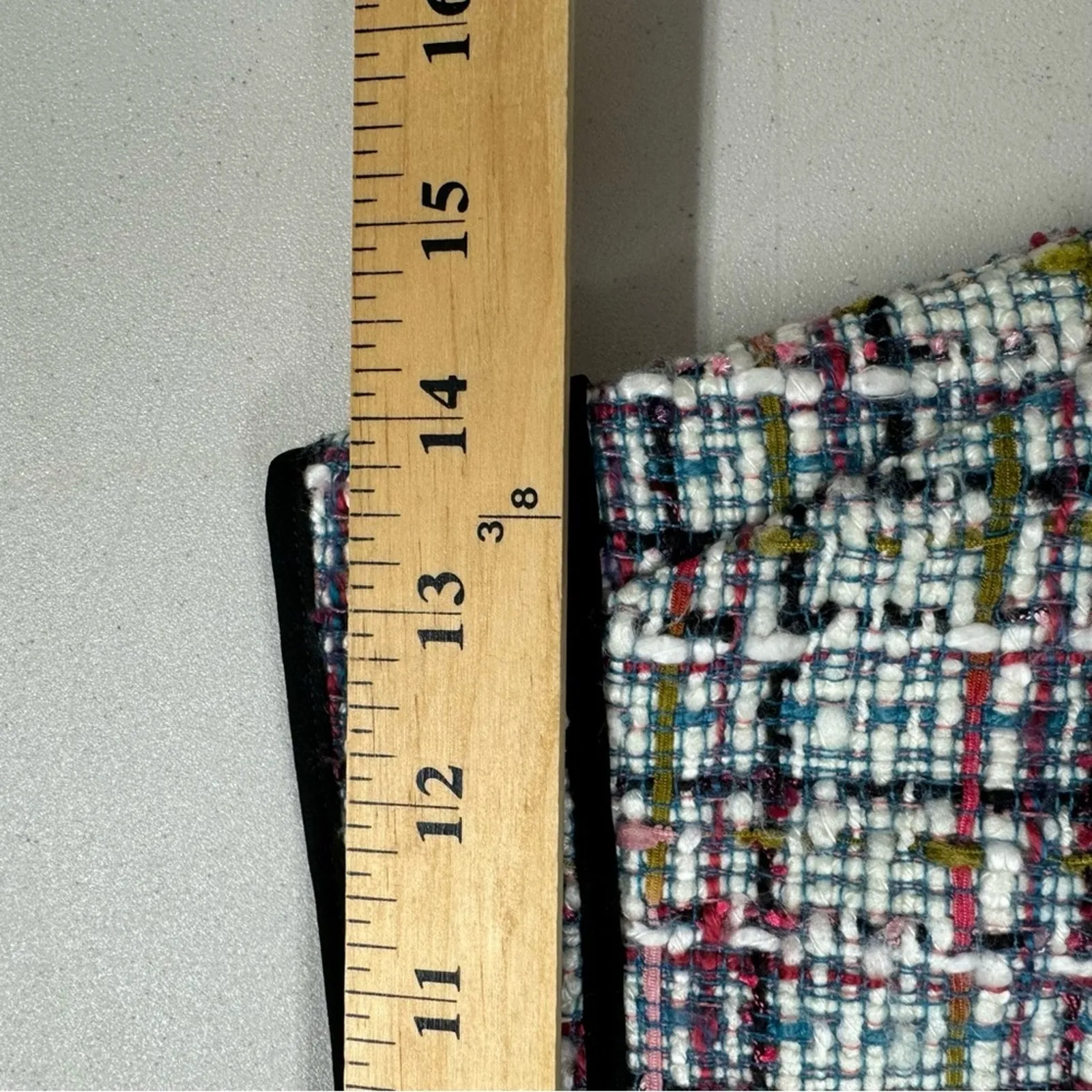 Loft Multi Color Tweed Mini Skirt Womens 0 Fall Preppy Academia Legally Blonde - Image 7