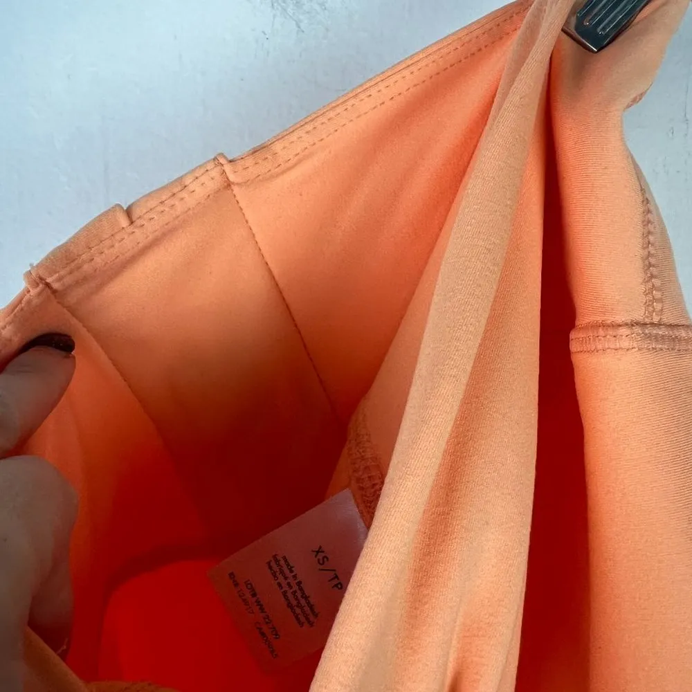 NWT WeWoreWhat Lace-Up Biker Short Peach Cobbler Size XS NEW $68 - Image 12