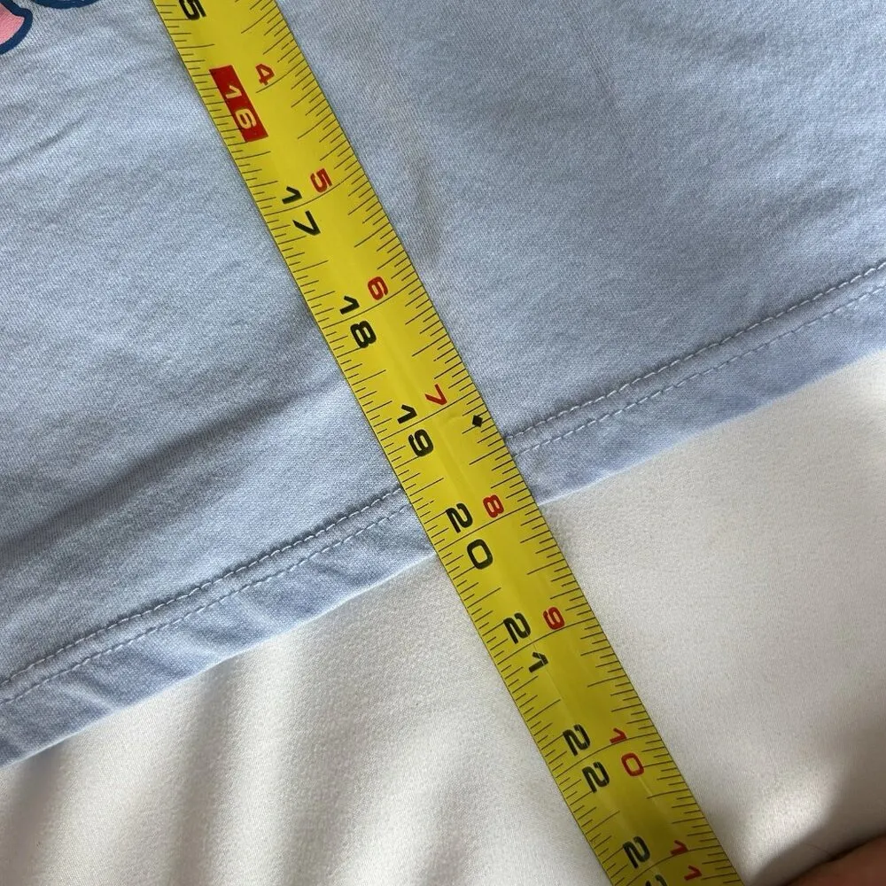 Scooby Doo Lookin Like A Snack Blue Womens Large L Cropped Soft Tee Shirt - Image 5