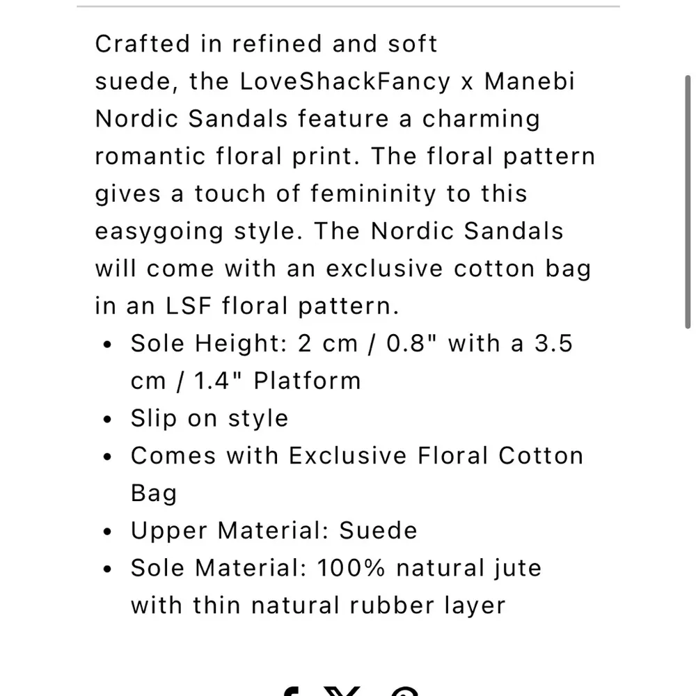 LoveShackFancy x Manebi Nordic suede braided sandals in fruit punch White Size 10 - Image 12