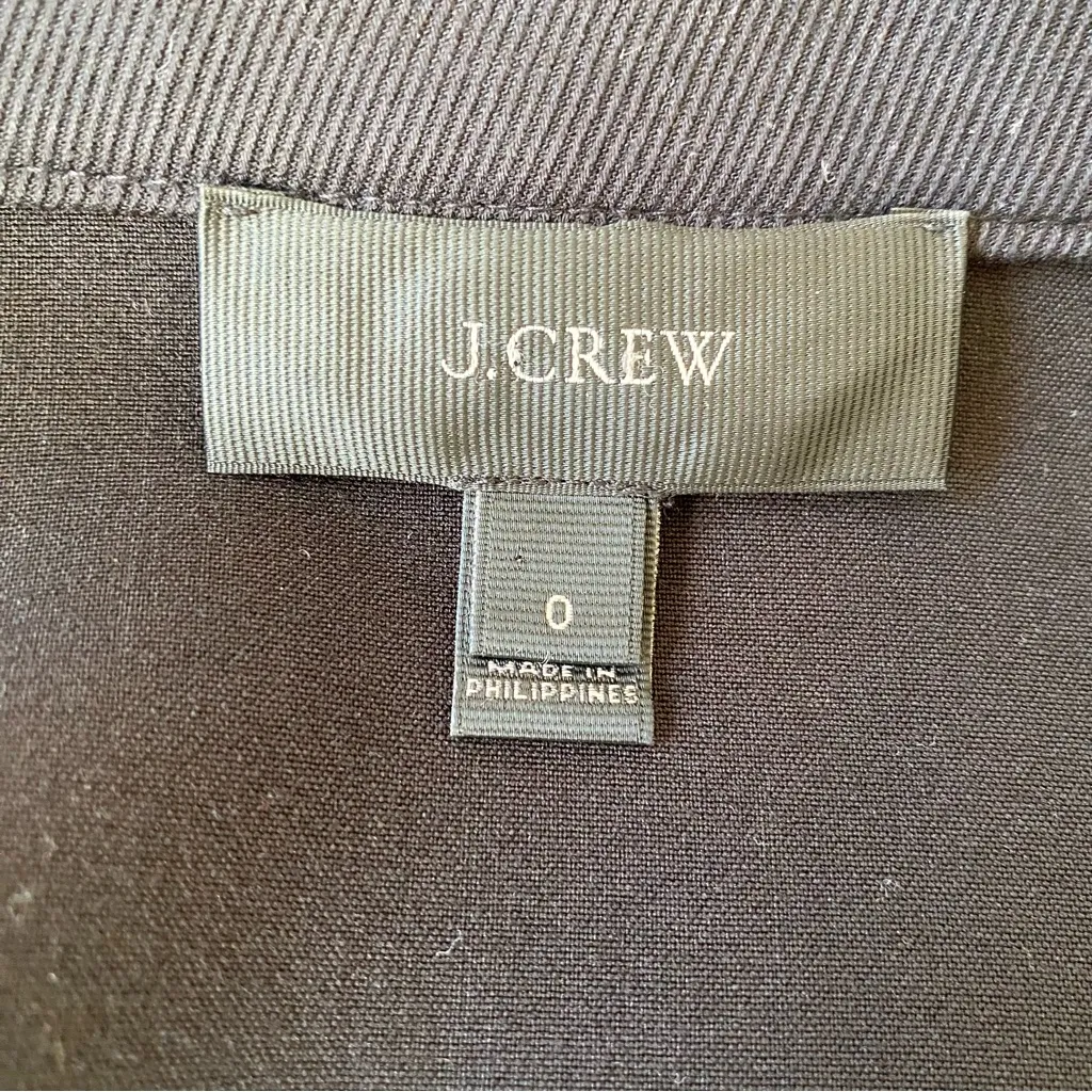 4/$20 J. Crew Twill Ribbed Heavyweight Blazer Jacket Mandarin Collar Round Hem - Image 6