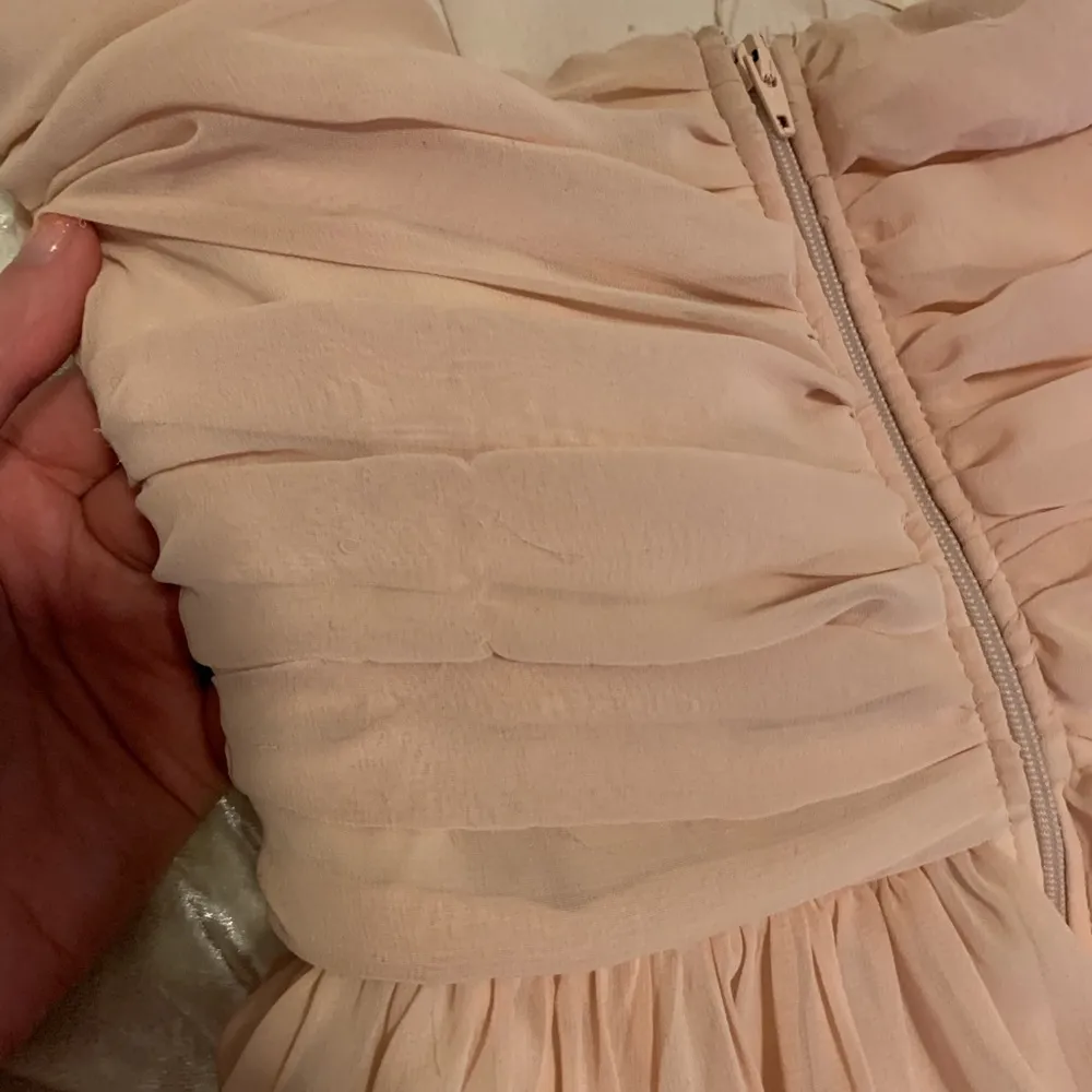 Blush sweetheart high low gown - Image 10