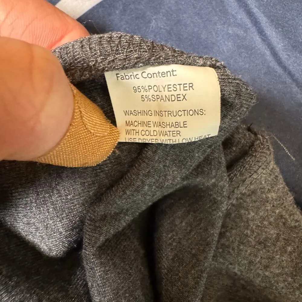 SENSERISE Women’s Size XL Gray Casual Layering Crewneck Long Sleeve - Image 7