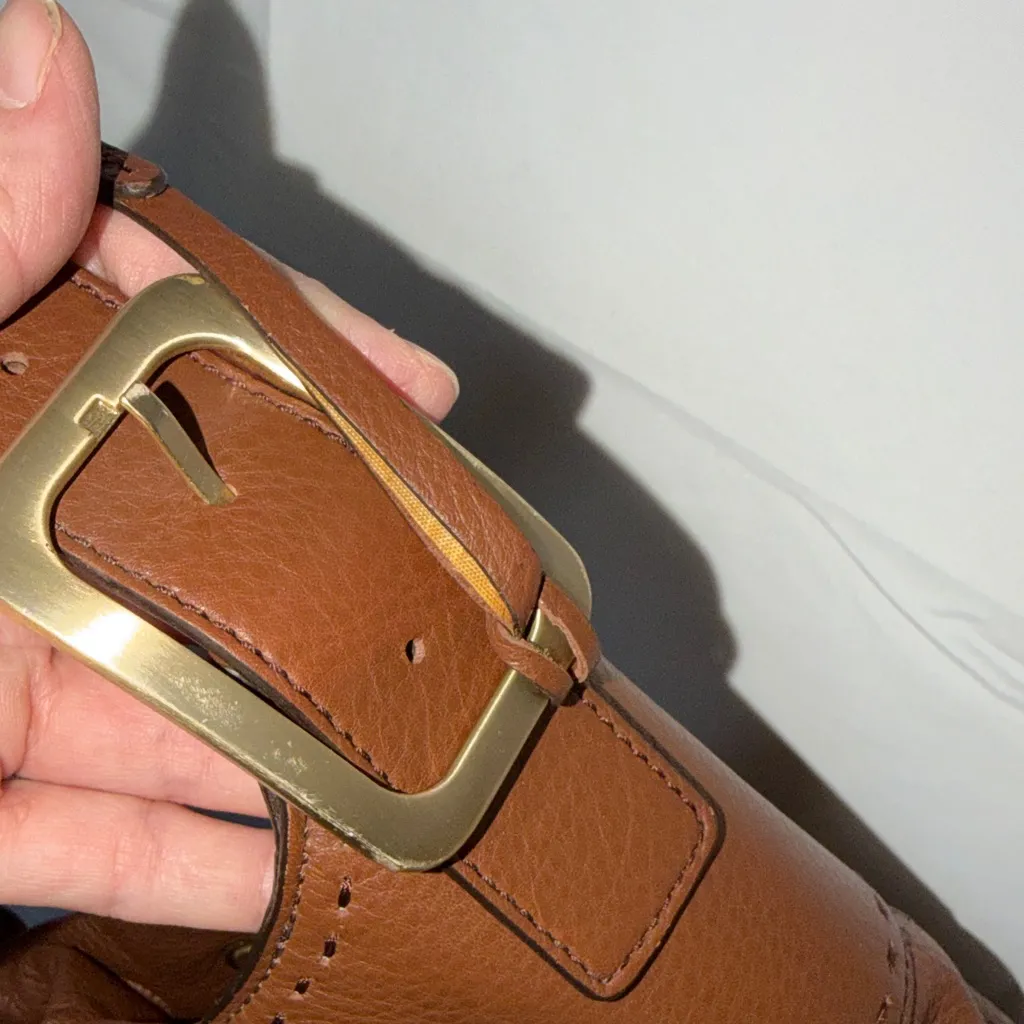 Cole Haan Rich Brown Leather Hobo Bag - Image 12