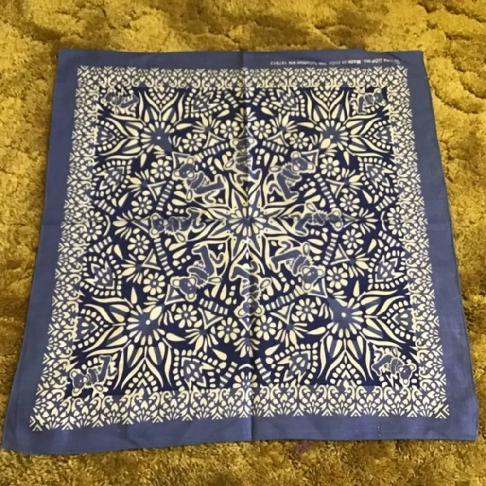 Grateful Dead Blue dancing bears n floral bandana - Image 4