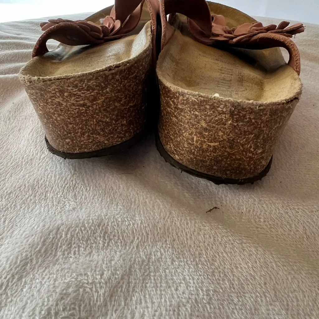 Autenti leather sandal made in Spain size 9 Pink - Image 4