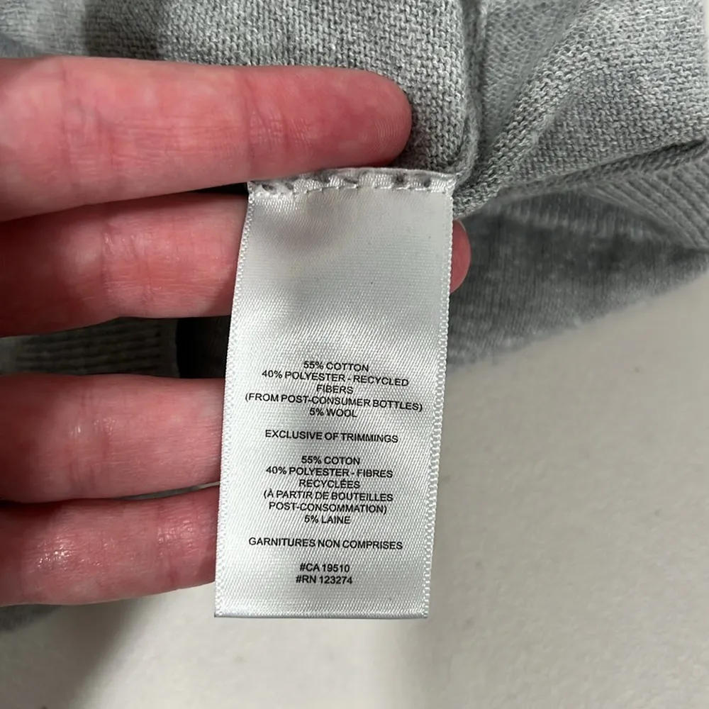 Lole Heather Grey Crew Neck Sweater Size Medium EUC - Image 10