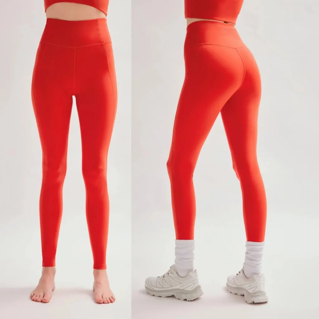 Girlfriend Collective Women's Redwoods Paloma Top & High-Rise Leggings Set Sz S - Image 3