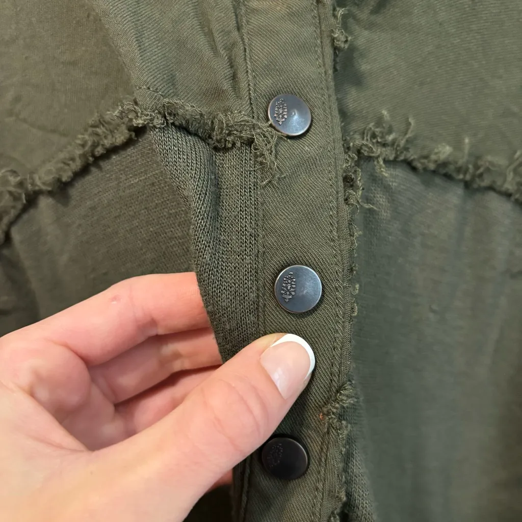 Free People Movement Windy Meadow Hoodie Pullover Green Size M - Image 10