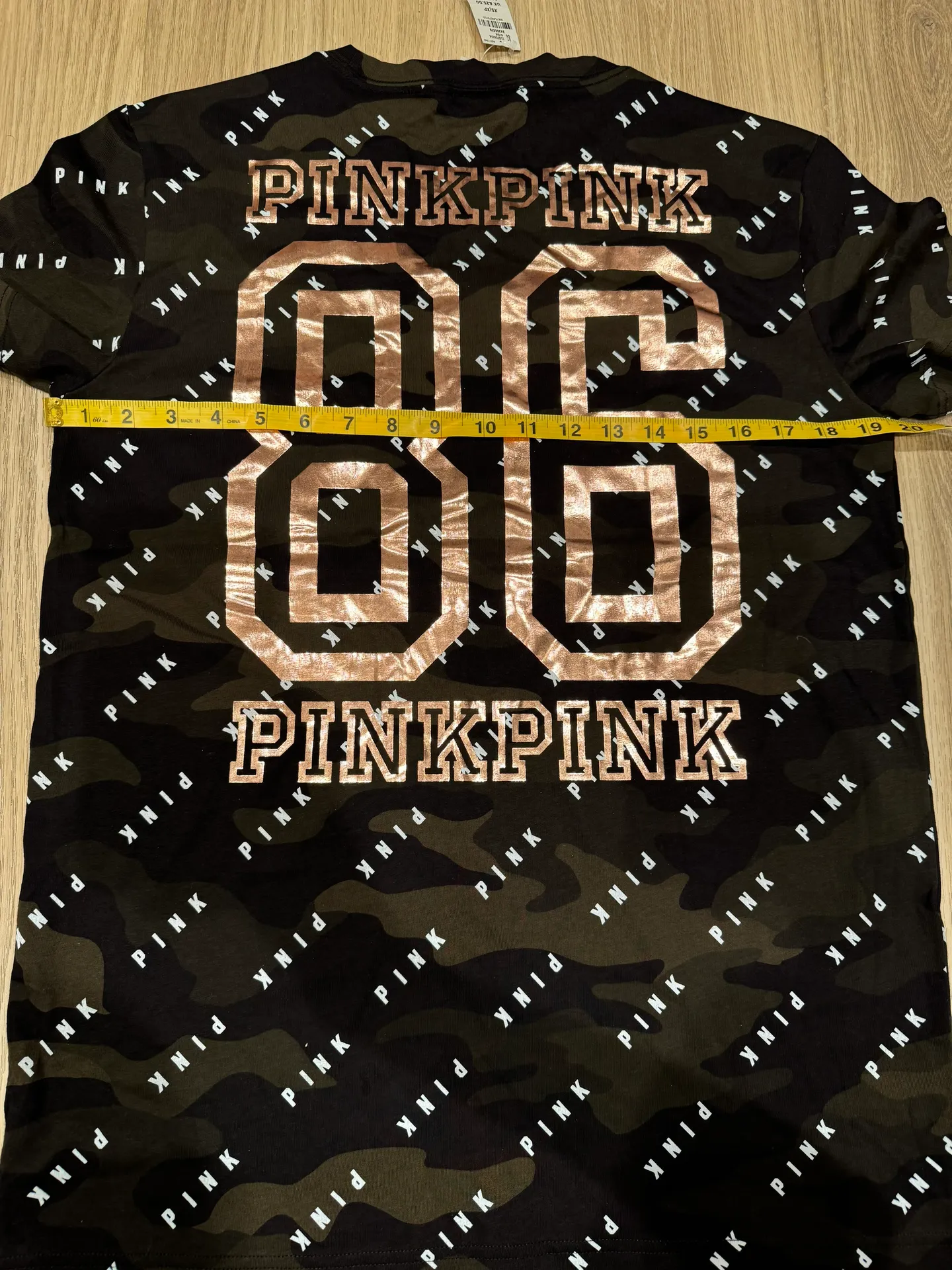 PINK - Victoria's Secret  Camo T-shirt - Image 5