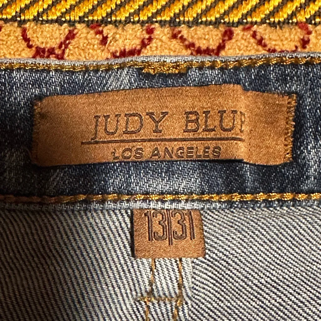 Judy Blue dark wash straight leg high waist jeans size 31 - Image 5