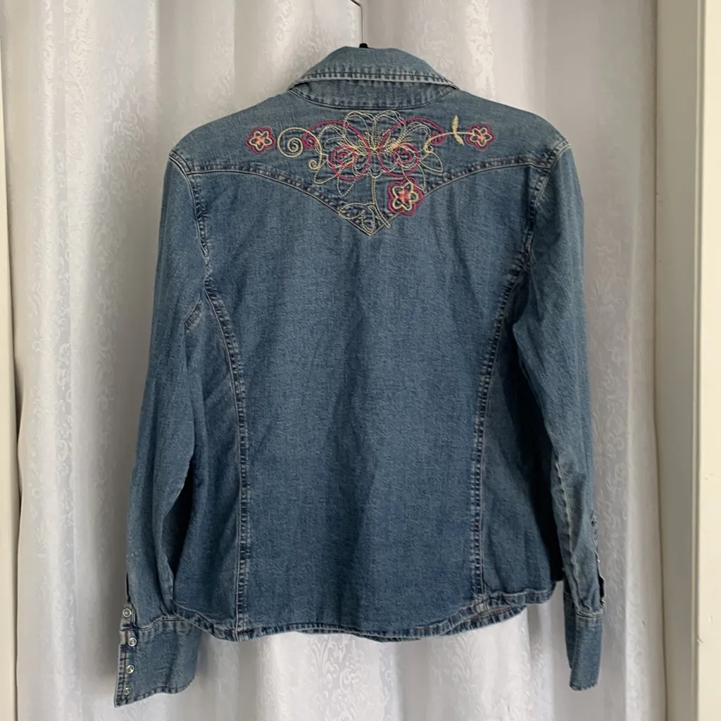 Levi's LEVI’S EMBROIDERED JACKET Sz:L - Image 3