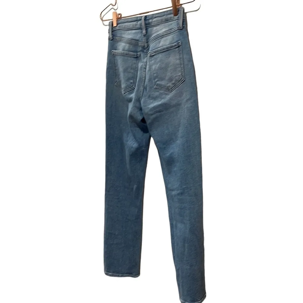 Just Black Denim the frayed button straight jeans - Image 7