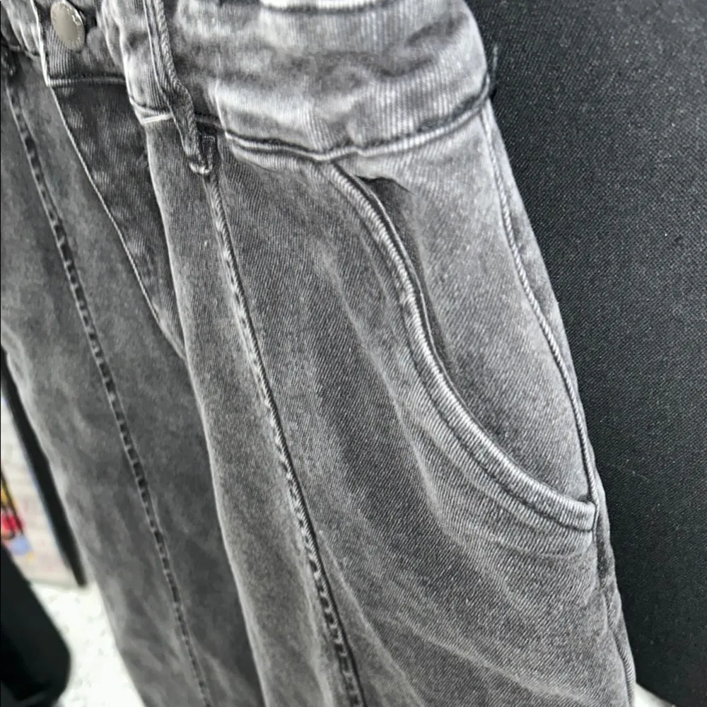 City Chic Black Denim Overalls - Image 5