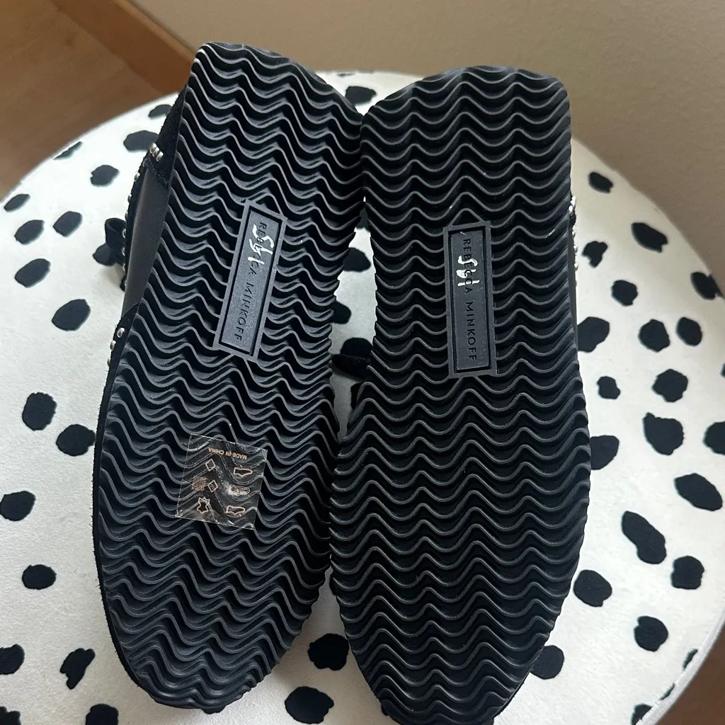 Rebecca Minkoff Black Studded Sneakers - Image 5