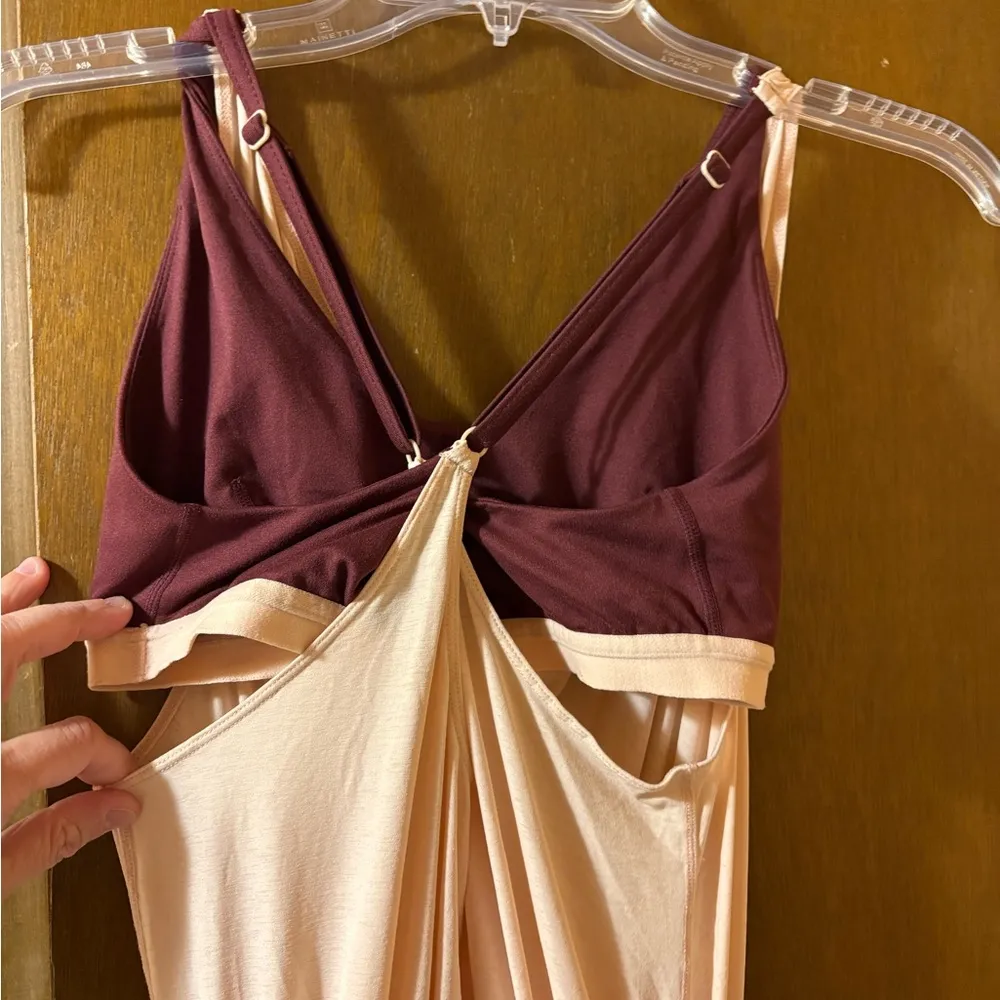 Free People Movement light & maroon jumpsuit - Image 4