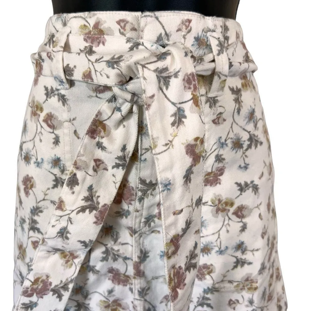 CECE Floral-Print Belted Skirt - Image 3