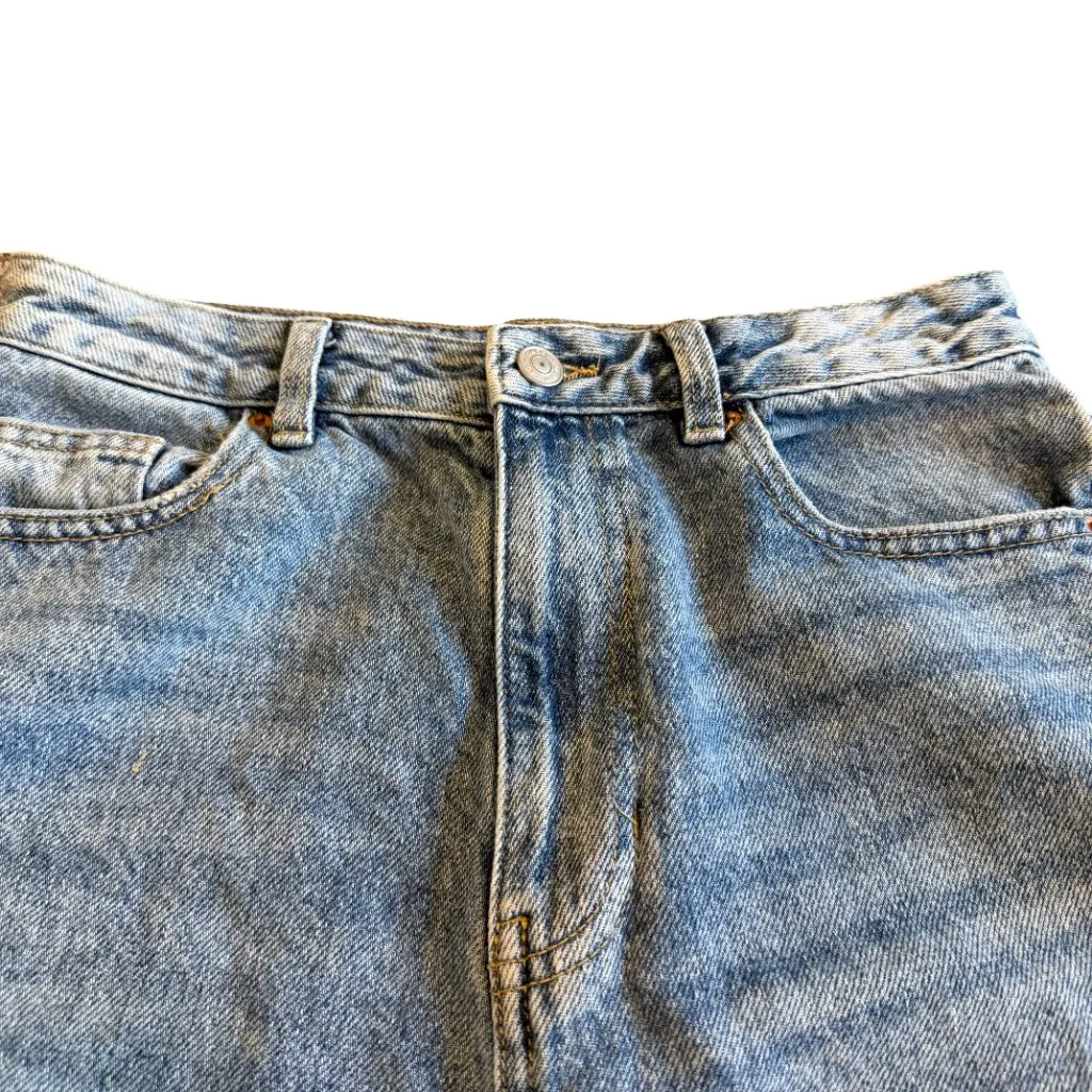 Pacsun 90's Boyfriend Denim Jean Shorts Light Cutoff Distressed Size 28 Women's - Image 3