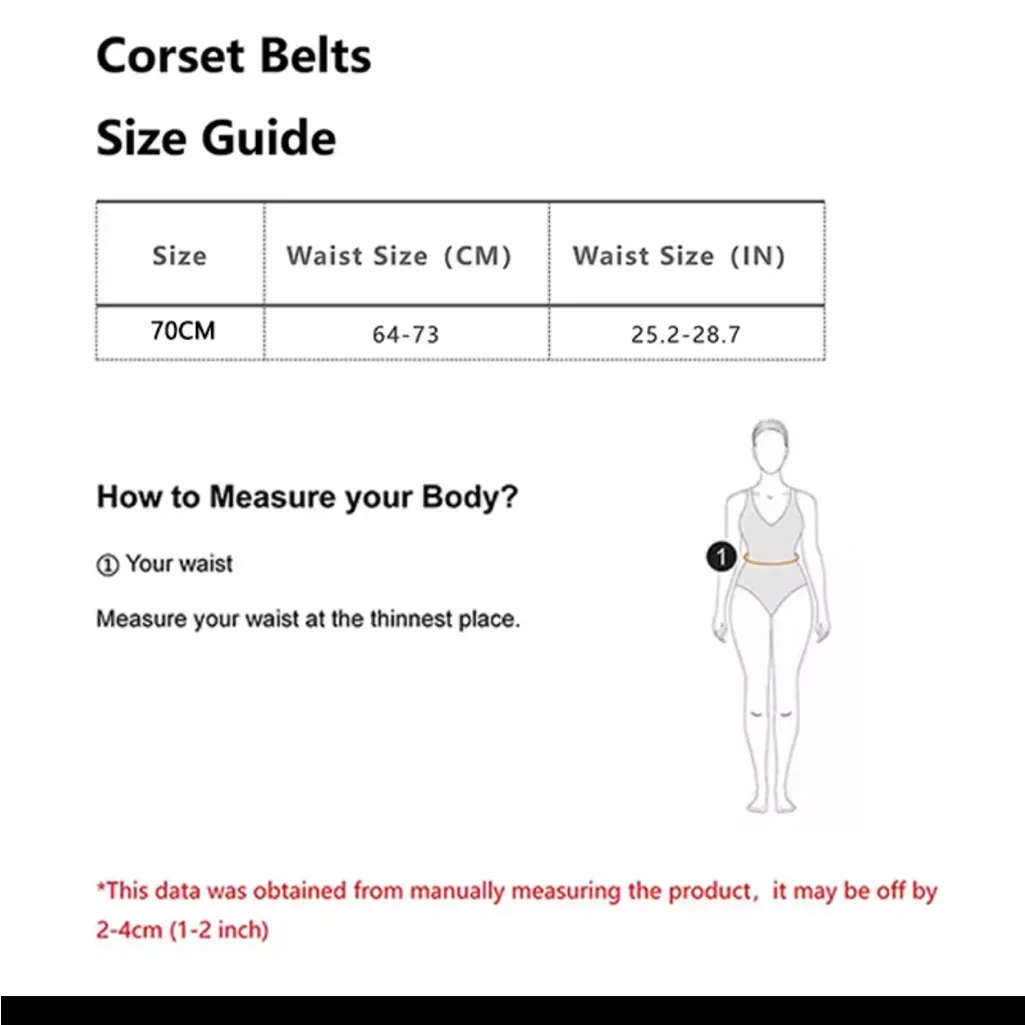 Black Gothic Corset Belt - Image 6