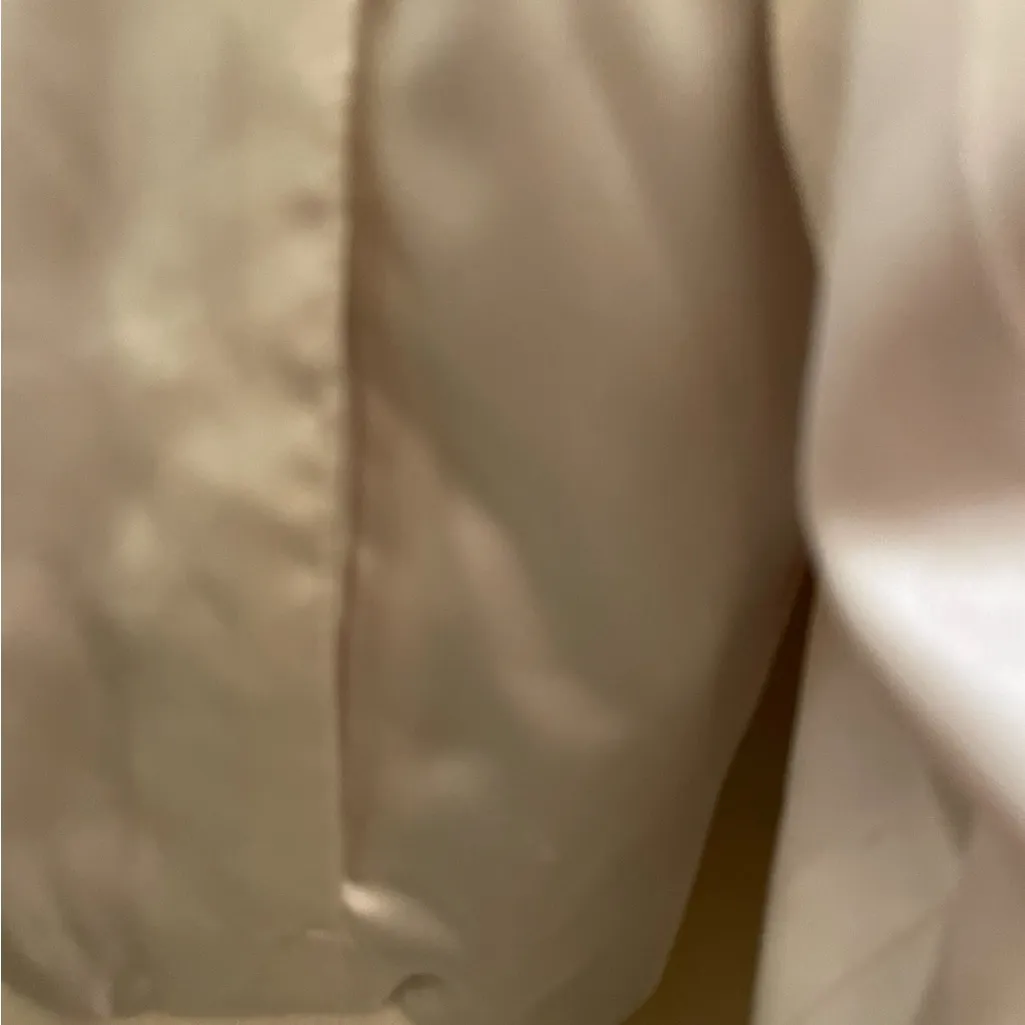 Baby Phat Cream Bomber Jacket Y2K Logo Women’s Zip Pockets Satin XXL NEW NWT - Image 5