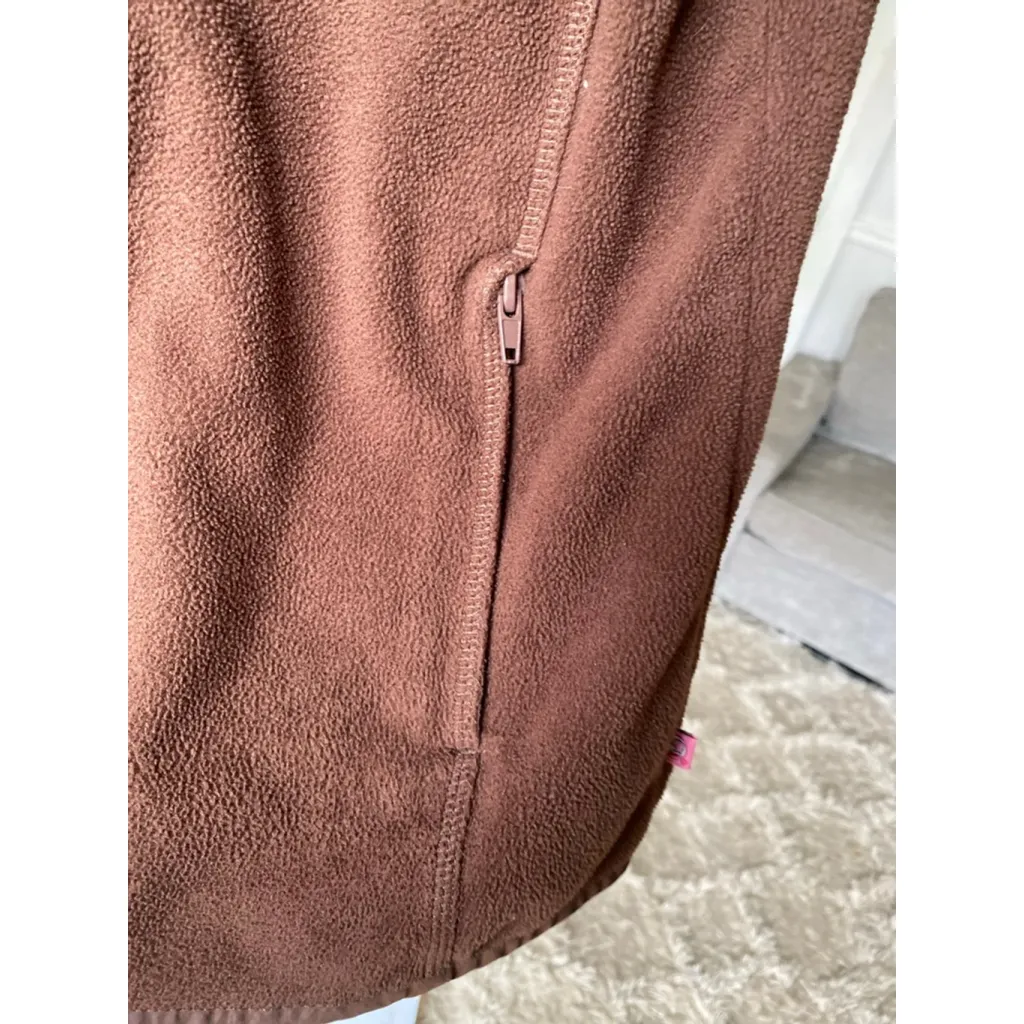Duck Head Full Zip Vest Fleece Brown Outdoor Heritage M Academia Hiking Rugged - Image 5